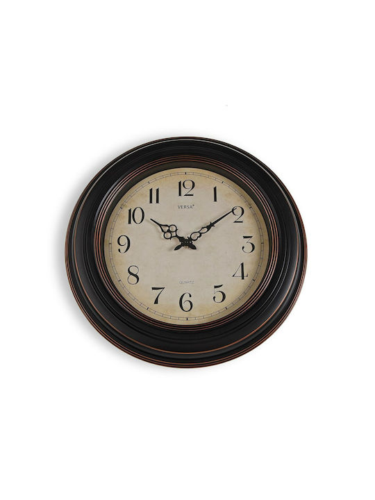 Versa Antique Wall Clock Plastic