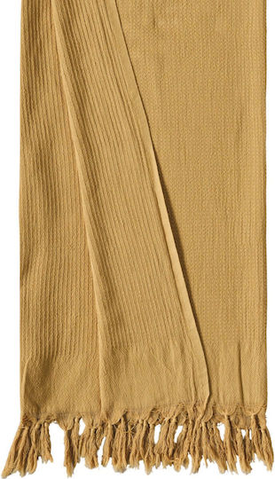 Kentia Beach Towel Pareo Cotton Yellow 180x85cm