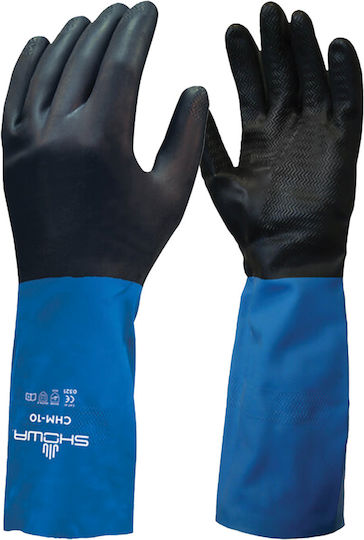 Showa Mănuși de Lucru Albastru Latex/Neopren 1buc