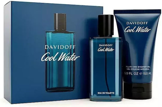 Davidoff Cool Water Herren Set mit Eau de Toilette 3Stück