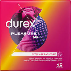 Durex Condoms Pleasure Me 40 pcs 56mm Natural