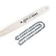 Sugihara Chainsaw Blade Chainsaw Blade Set with Chain 25cm with Pitch 1/4", Guide Bar Thickness .043"-1.1mm & Number of Drivers 60E EM1M-4K25-A/A