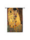 Signare Wandteppich 90x138cm – Gustav Klimt Kuss