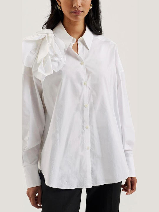 Ted Baker Γυναικείο Πουκάμισο White