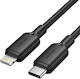 Vention USB-A To Lightning Кабел 27W Черен 2m LAKBH
