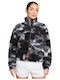 One Therma Fit Women's Fleece Blouse Long Sleeve with Zipper Silver