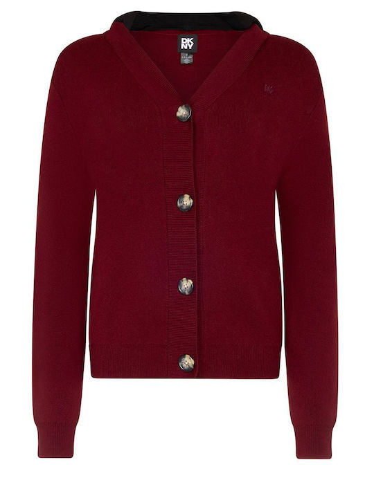 DKNY Damen Jacke in Burgundisch Farbe