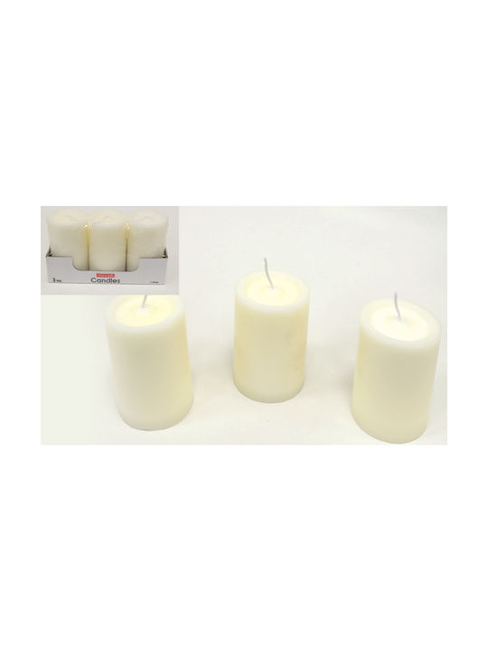 Paper Pack Decorative Candle 3pcs