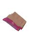 ME-WE Γυναικείες Κάλτσες Pink/Purple/Brown 3Pack