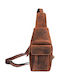 Leather Men's Bag Shoulder / Crossbody Brown
