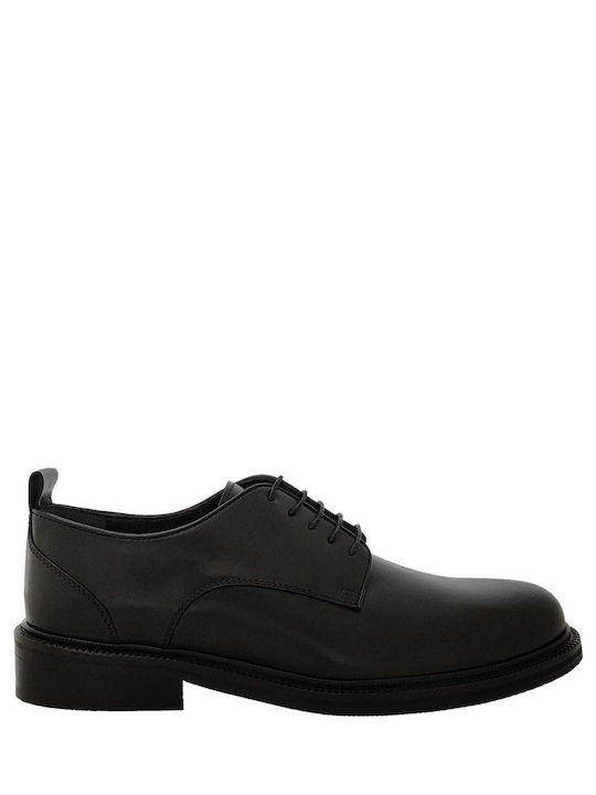 Kalogirou Leder Herren Freizeitschuhe Schwarz