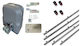Doorado Σετ Μοτέρ Συρόμενης Γκαραζόπορτας Slg600-kit450 4 Τηλεχειριστήρια 5 Μέτρα Κρεμαγιέρα