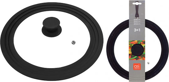 Universal Lid Silicone Edge 3in1 Ø24 26 28cm
