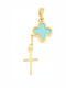 Ios Pendant Kids Talisman made of Gold 9K MAUK1007