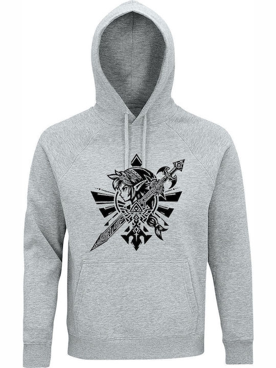 kirikoko The Legend Of Zelda Fanart Kapuzenpulli Gray