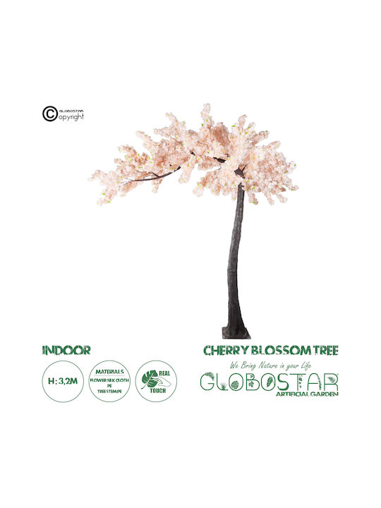 Globostar Artificial Garden Cherry Blossom Tree 20430 Τεχνητό Διακοσμητικό Δέντρο Βουκαμβίλια Άνθος Κερασιάς Υ320cm