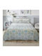 Lino Home Ruche Σετ Σεντόνια Υπέρδιπλα 240x260εκ. Green, Mint, White (4τμχ)