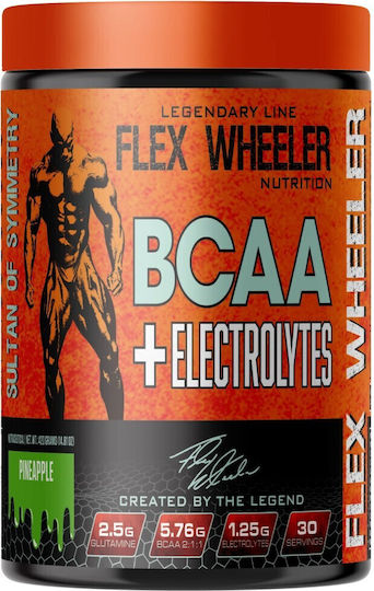 Flex Wheeler Signature Series BCAA Най-добрият L-глутамин и L-цитрулин малат 420 грама тропически плодове