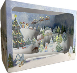 Grußkarte Weihnachten 3D 21x20.9cm