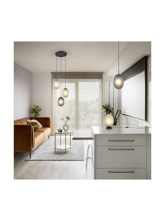 Trio Lighting Pendant Light Black 43x150cm