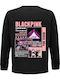 Kids Sweatshirt Black, Pink Blackpink Born Pink Pink Venom Black Pink