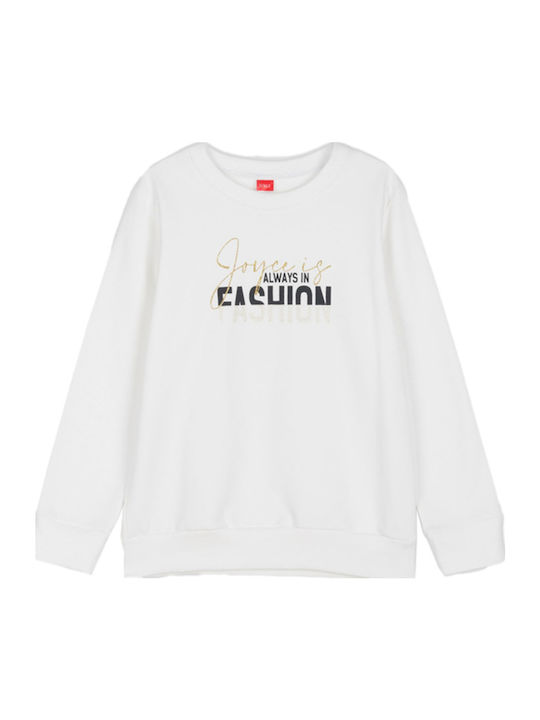 Kinder-Sweatshirt Weiß Always In Fashion
