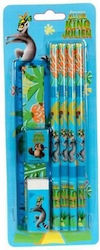 Paso Pencil Set with Scraper and Eraser 4pcs