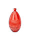 Atmosphera Decorative Vase Glass Red 17x30cm