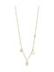 Emporio Armani Sentimental Necklace Gold Plated with Zircon