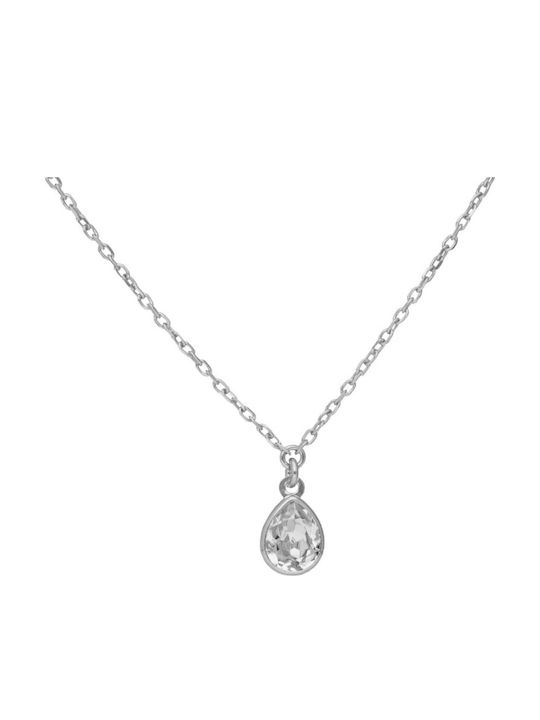 Victoria Cruz Charm aus Silber mit Zirkon