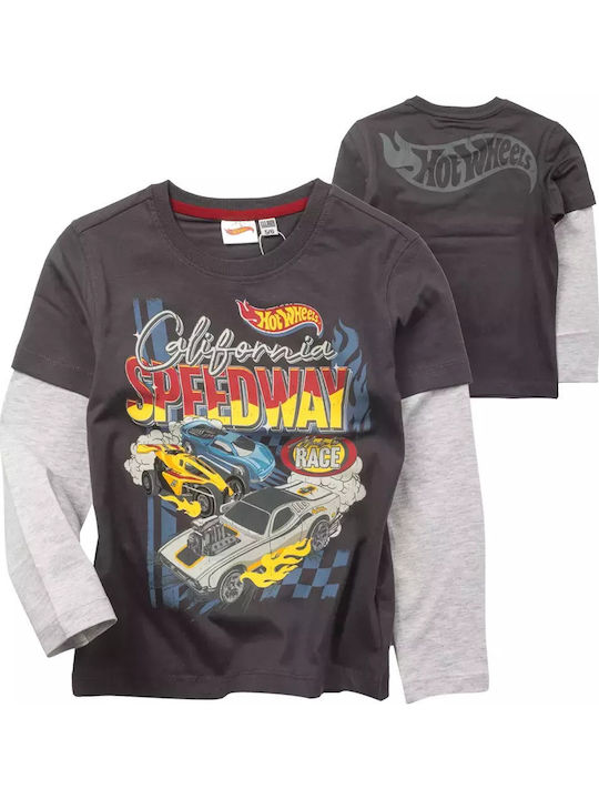 Original Marines Kids' Shirt Long Sleeve Anthra...