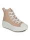Chuck Taylor All Star Παιδικά Sneakers High Μπεζ