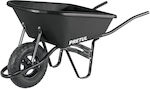 Garden Wheelbarrow Plastic Tray 95l Pretul