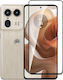 Tempered Glass 3D Motorola Edge 50 Ultra Black Frame