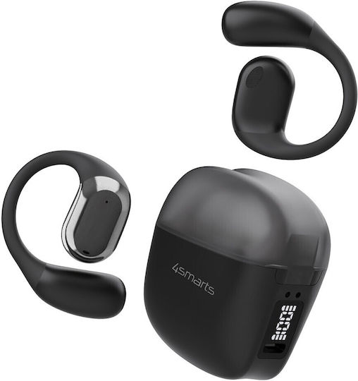 4Smarts SkyBuds Sport Bluetooth Handsfree Earphones with Sweat Resistance and Charging Case Black