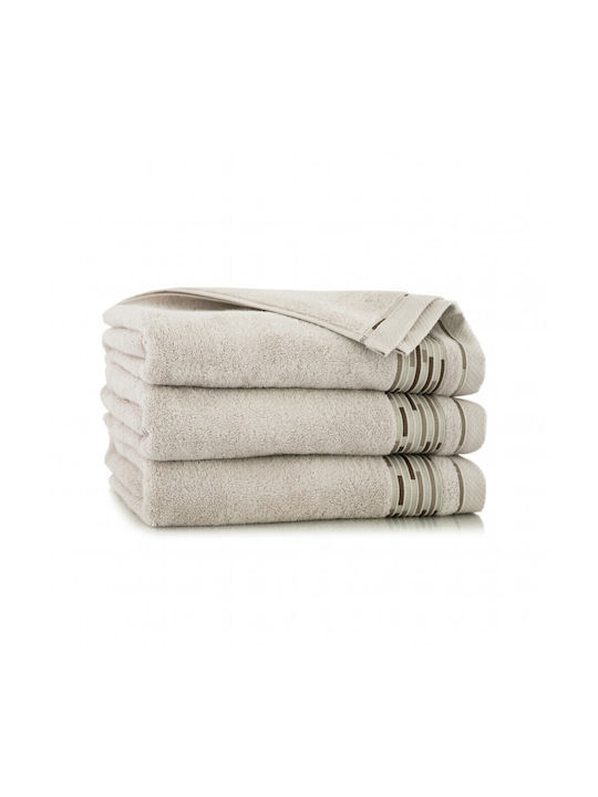 Zwoltex Gesichtstuch Graphic 50x90cm Beige Gewi...