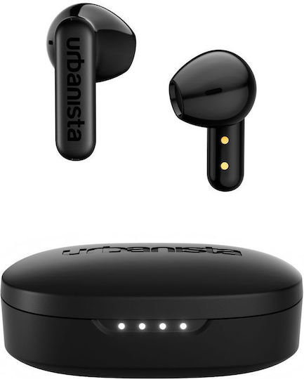 Urbanista Copenhagen 2 Earbud Bluetooth Handsfree Ακουστικά με Αντοχή στον Ιδρώτα και Θήκη Φόρτισης Midnight Black