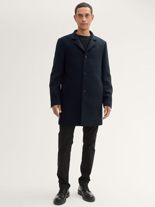 Tom Tailor Ανδρικό Παλτό Dark Navy