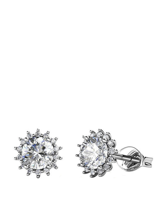 Brizzling Earrings made of Silver with Diamond