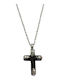 Visetti Men's Cross from Steel with Chain