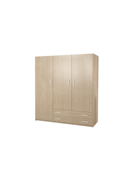 Dreifachtür Kleiderschrank Oak 150x60x180cm