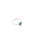 Ring with Zircon made of Silver
