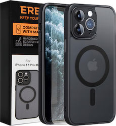 Θήκη Iphone 11 Pro Max Magsafe Erbord Μatt Case Μαύρη + Γυαλί Οθόνης Θήκη Iphone 11 Pro Max Magsafe Erbord Μatt Case Μαύρη + Γυαλί Οθόνης