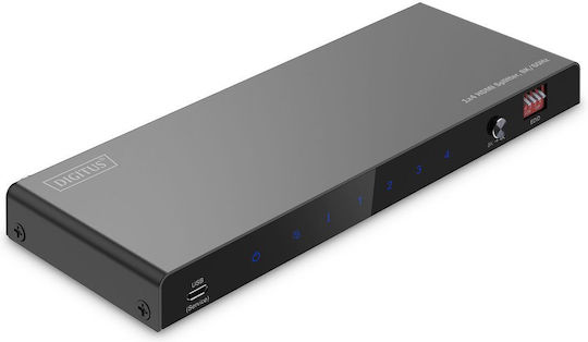 Digitus HDMI-Splitter 1 Eingang zu 4 Ausgängen DS-55340