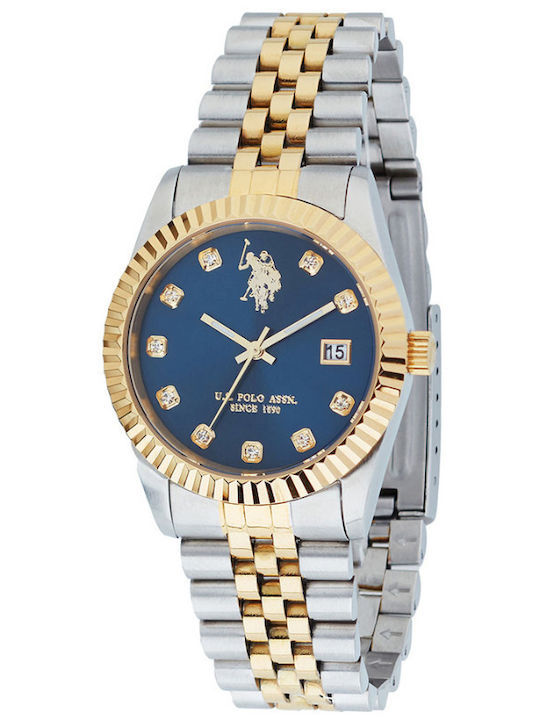U.S. Polo Assn. Audrey Γυναικείο Ρολόι 36mm Μπα...