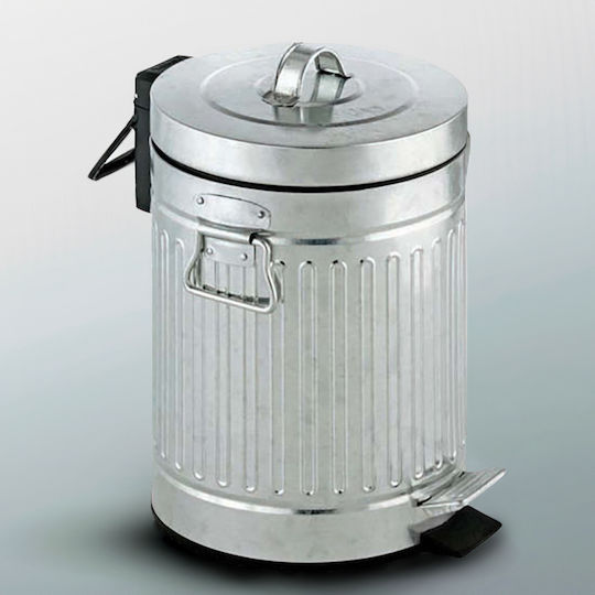 San Lorentzo Metallisch Badezimmer Mülleimer 5Es Silber