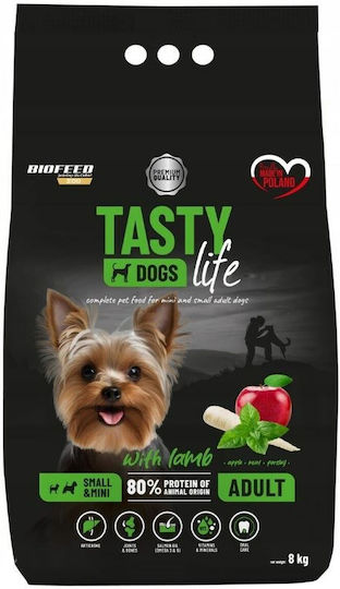 8kg Dry Food Gluten-Free for Adult Small Breed Dogs with Lamb