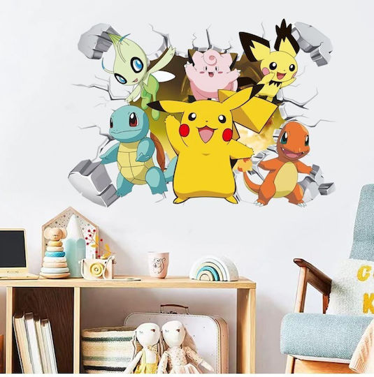 Детска стикерна за стена Стена 3D Cartoon 40x60бр