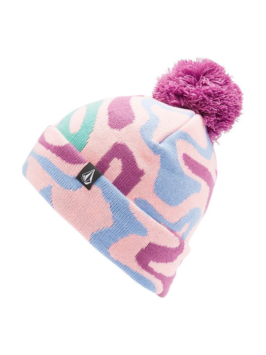 Volcom Camoblast Kids Beanie Knitted Pink