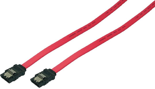 LogiLink 7-Pin SATA III to 7-Pin SATA III Cable 90cm Red (CS0008)